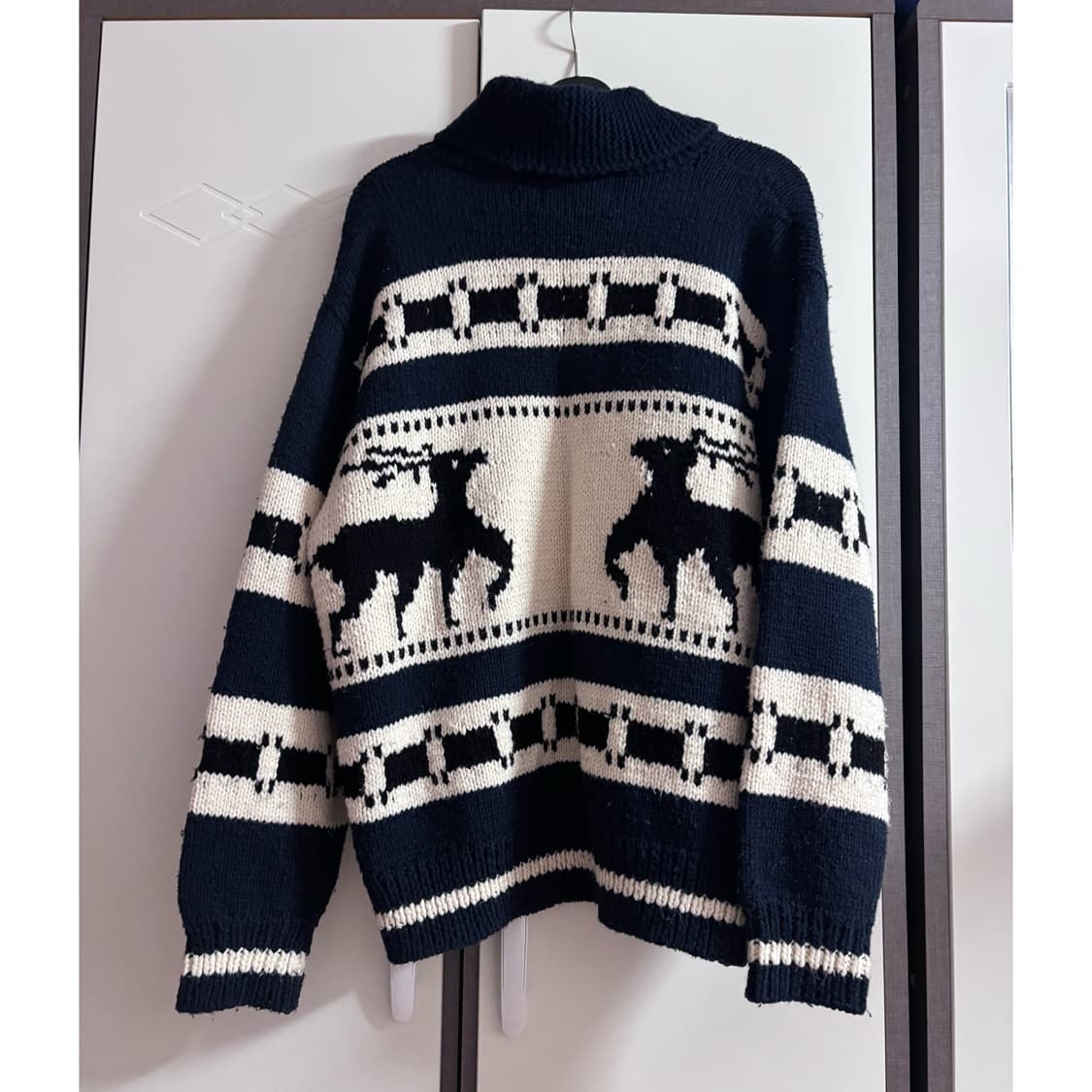 (택포) 빈티지 니트집업 상품이미지2