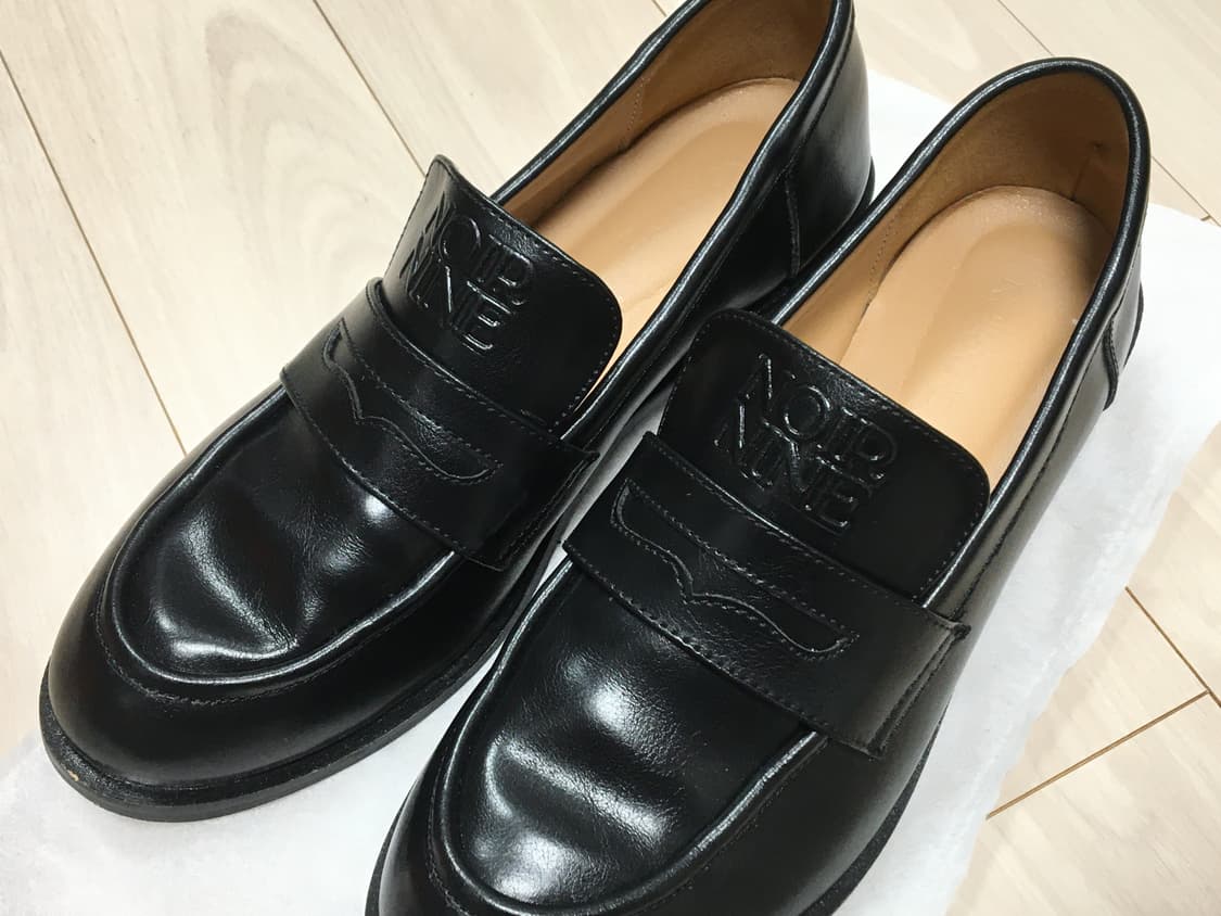 누아르나인 NOIRNINE 블랙 페니 로퍼 상품이미지3