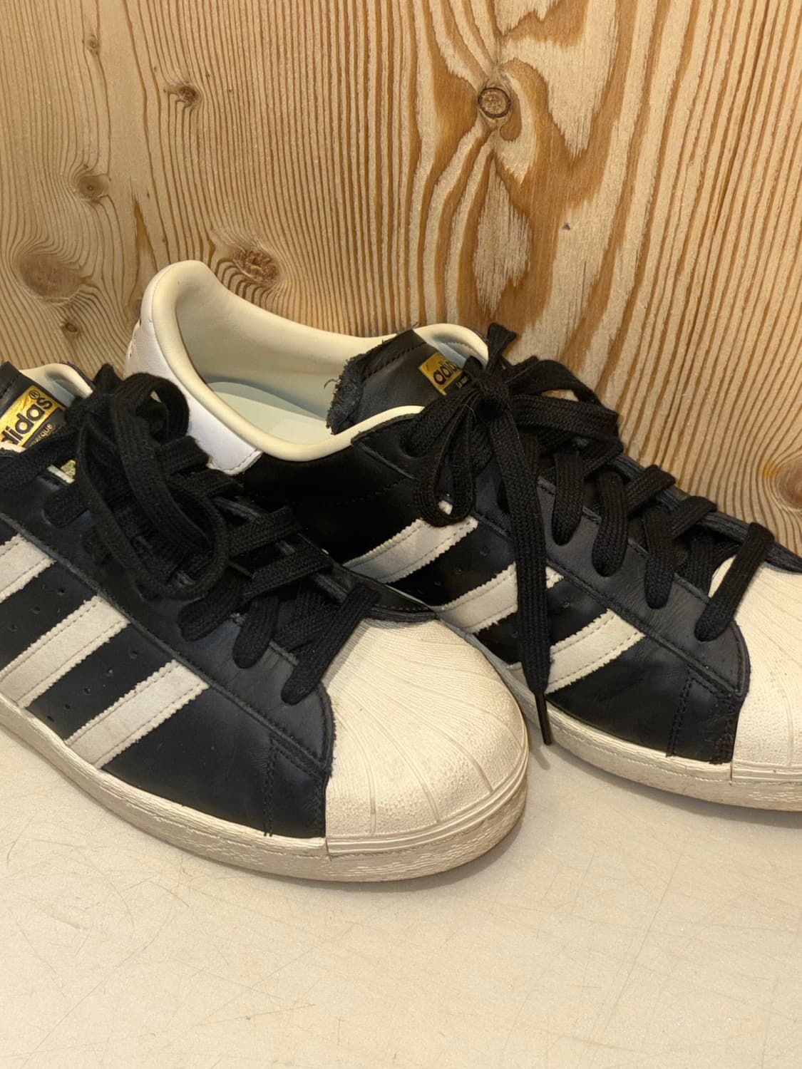 아디다스 80s 슈퍼스타 검흰 상품이미지2