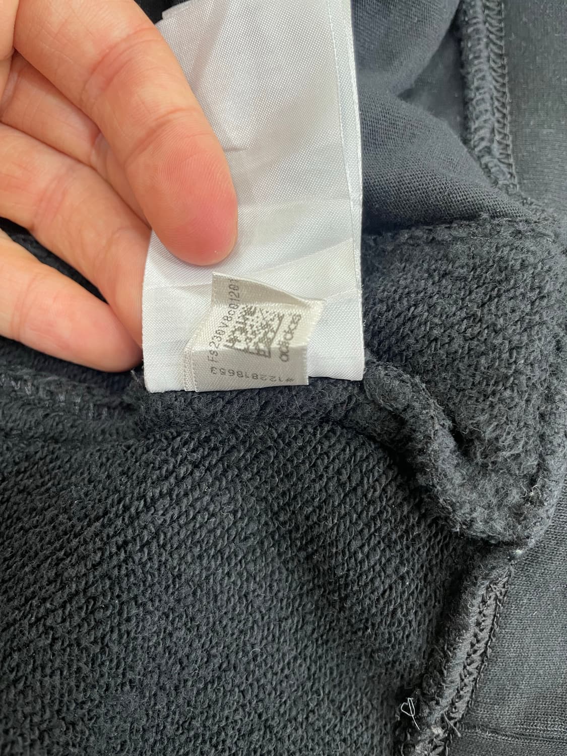 아디다스 로고 후드티 블랙 [L] 상품이미지4