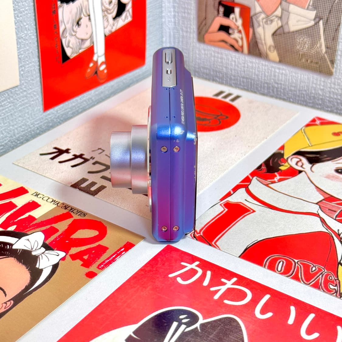 카시오 엑슬림 EX-Z77 베이비블루 빈티지디카 상품이미지6