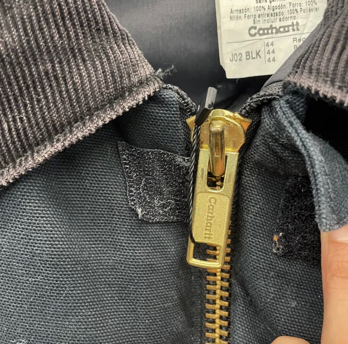 00s 칼하트 J02 BLK 코듀로이 넥 워크 디트로이트 자켓 상품이미지7