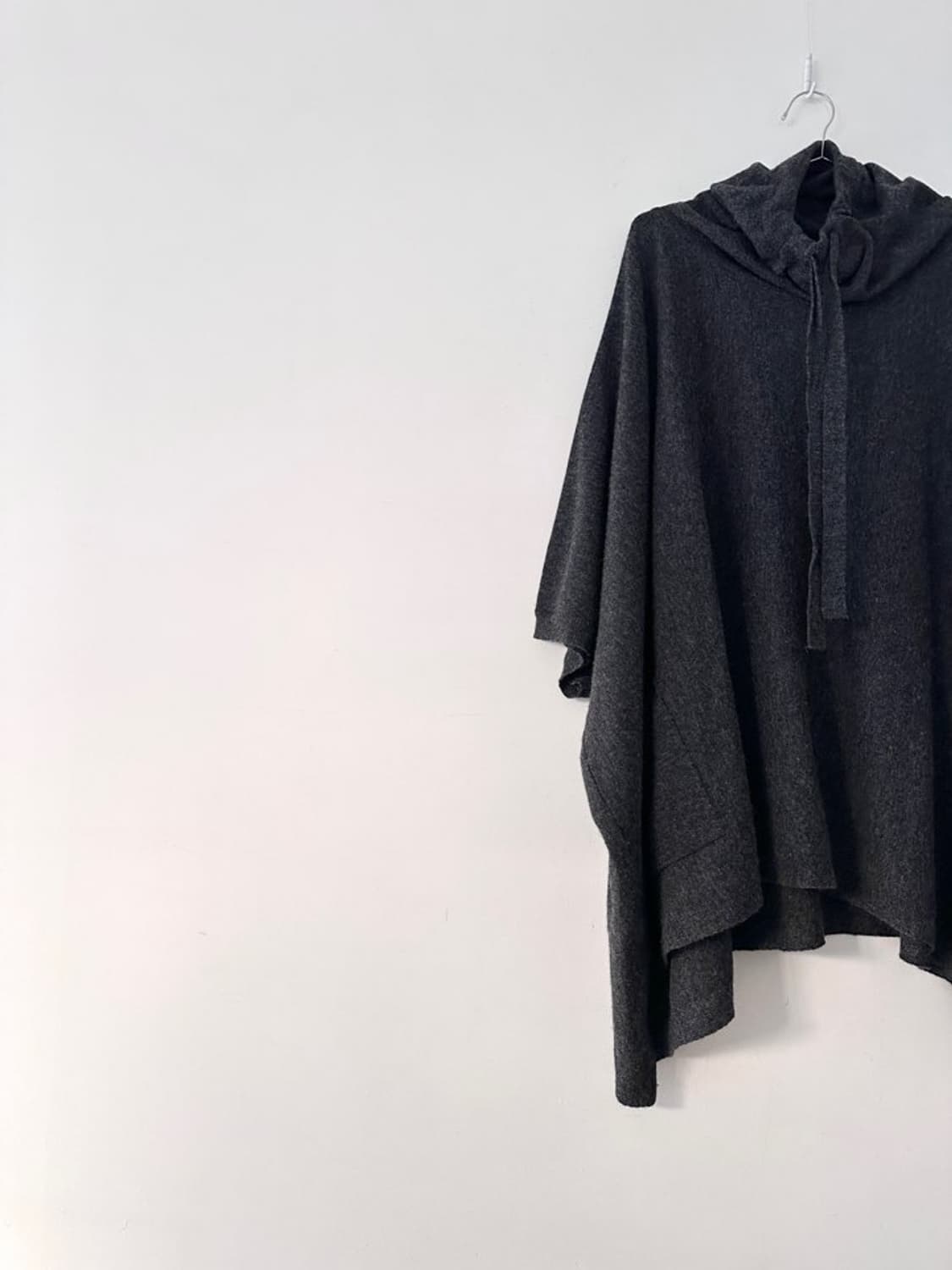 Neck string loose knit / charcoal 상품이미지2