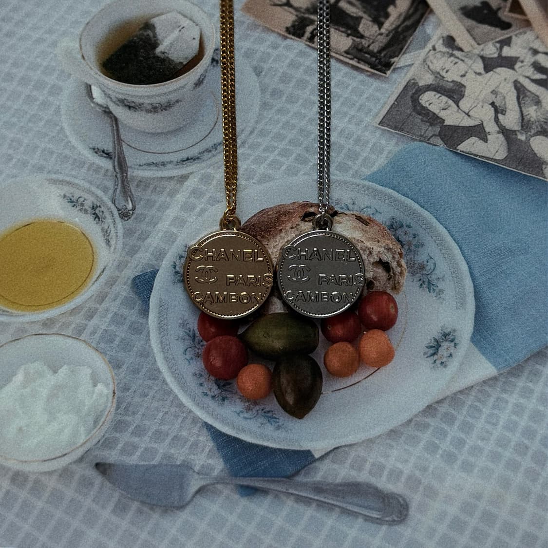 샤넬 파리 캉봉 코인 목걸이 빈티지 목걸이 업사이클링 상품이미지1