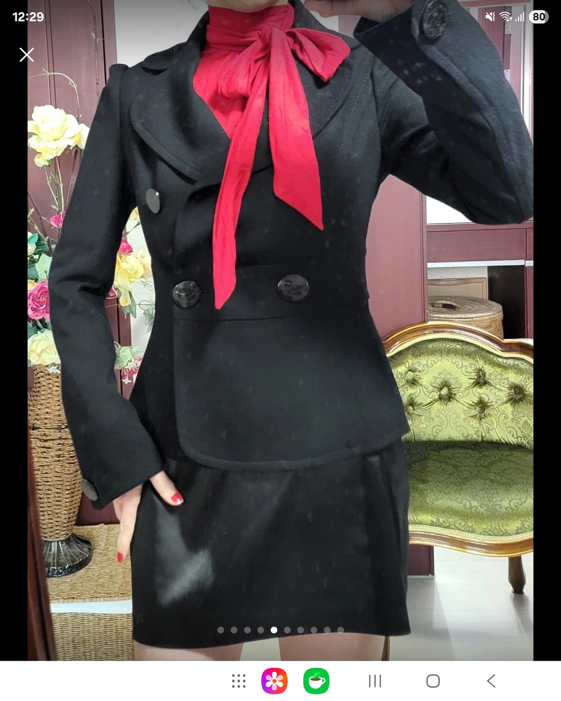 오즈 세컨 울소재 더블버튼 쟈켓  상품이미지4