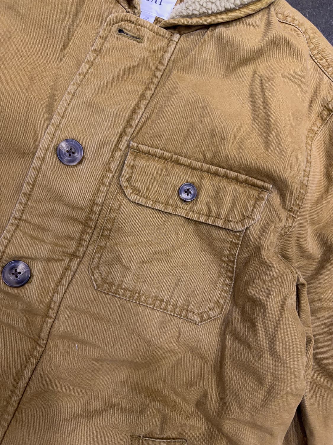 GAP 갭 쉐르파 워크 원포켓 덱자켓 XS 상품이미지4