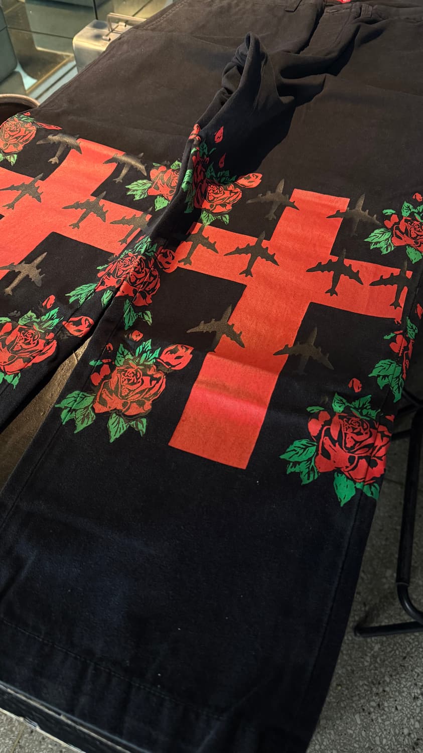 슈프림 디스트럭션 치노 블랙 34사이즈 상품이미지2