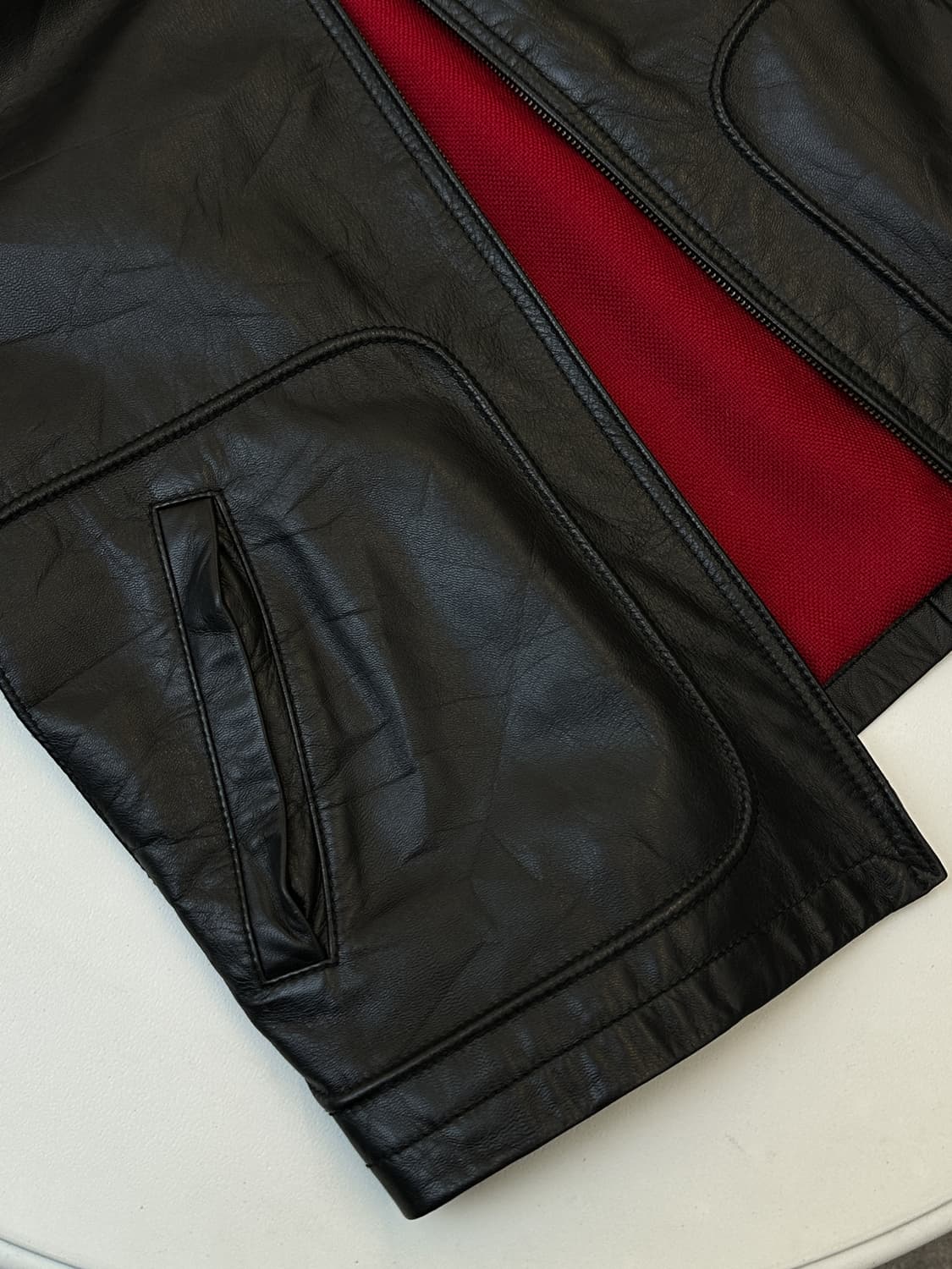 맥 그리거 스코티쉬 드리즐러 레더 자켓 상품이미지5