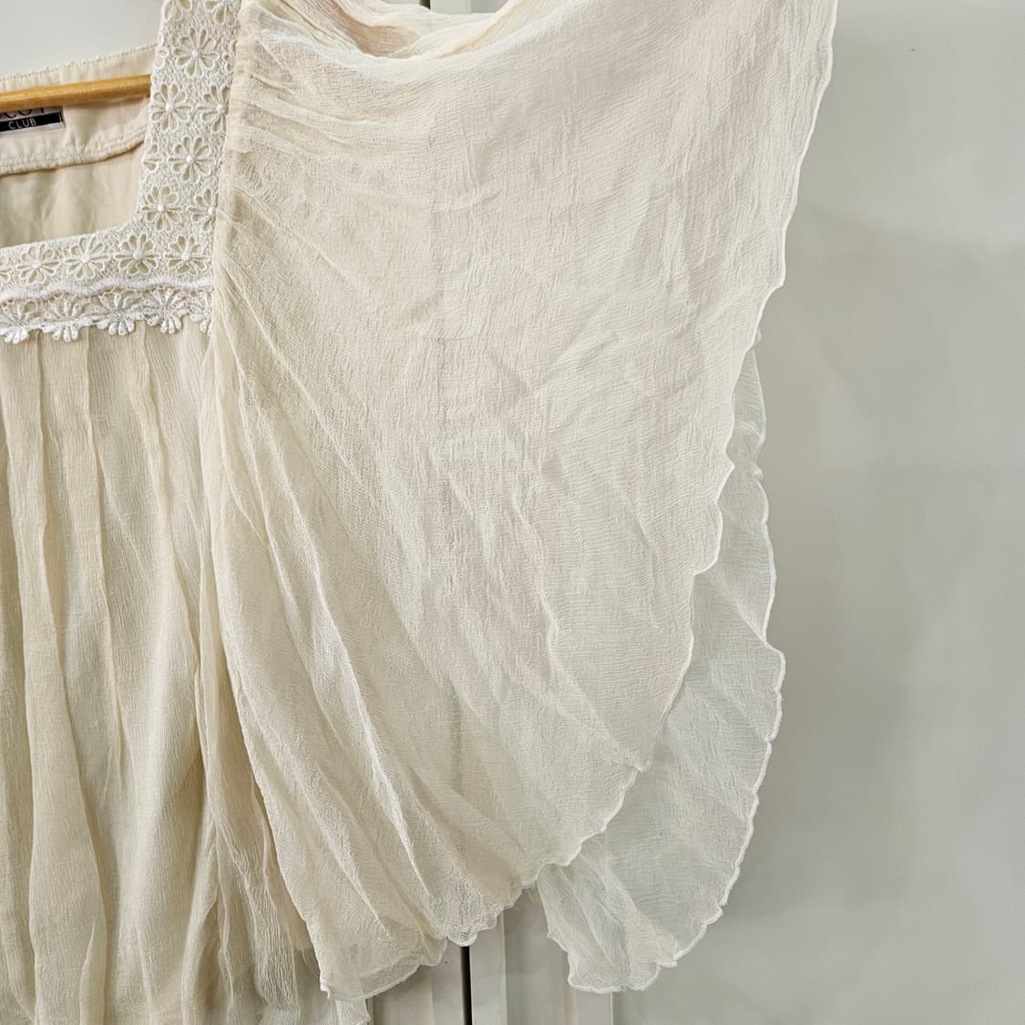 레이스 블라우스 아이보리 상품이미지3