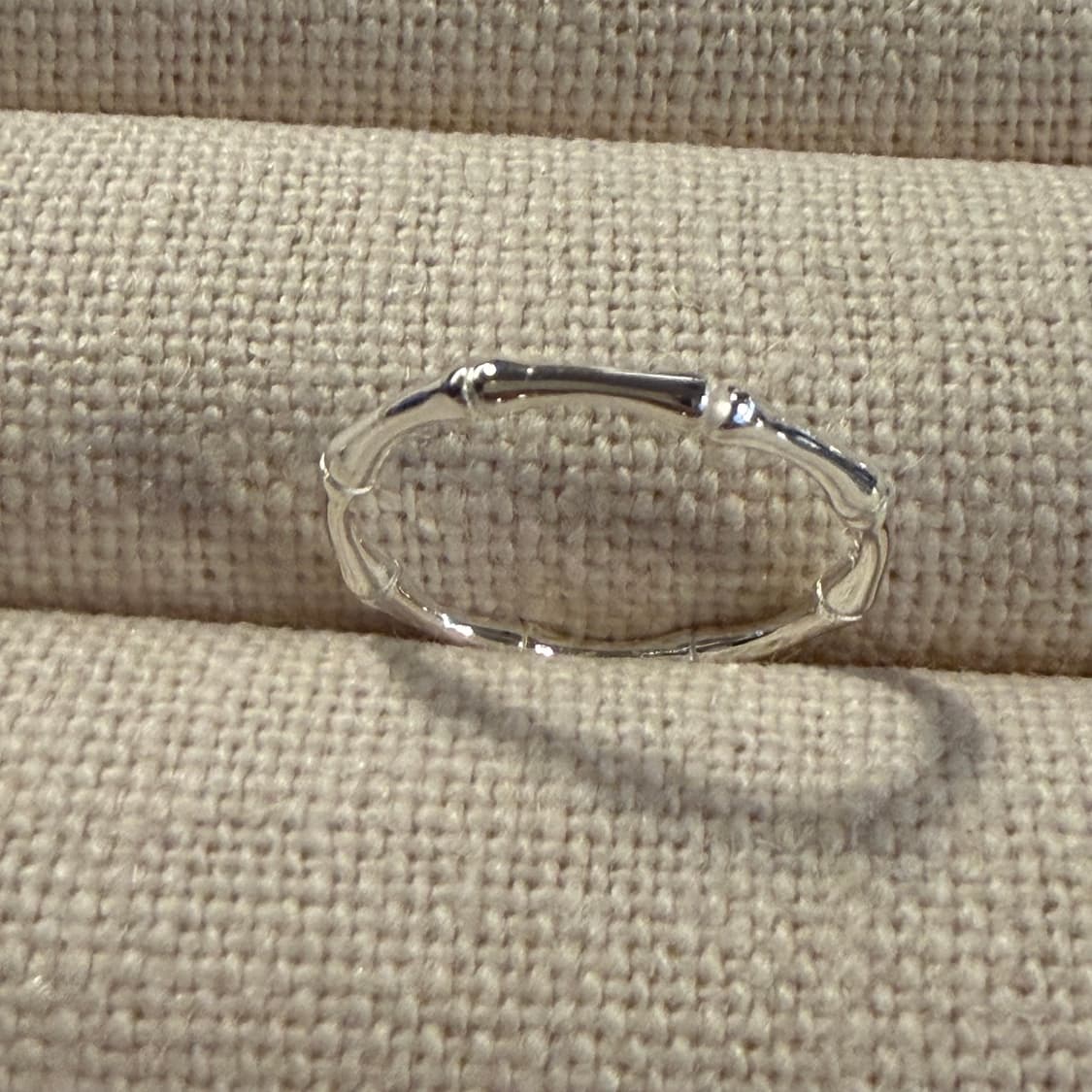 새상품 여성 오픈링 대나무 반지 은반지 실버링 상품이미지4