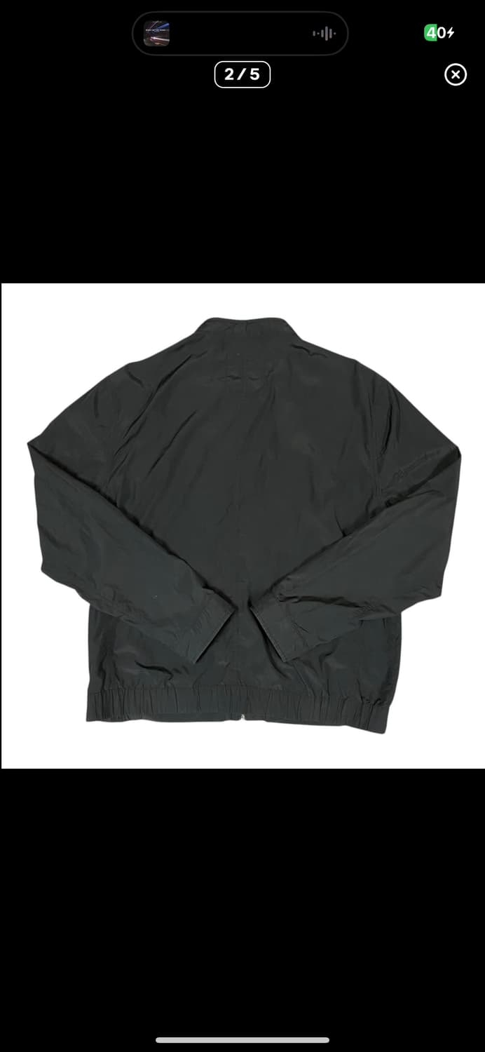 (바배) 게스 은장 로고 블루종  상품이미지2