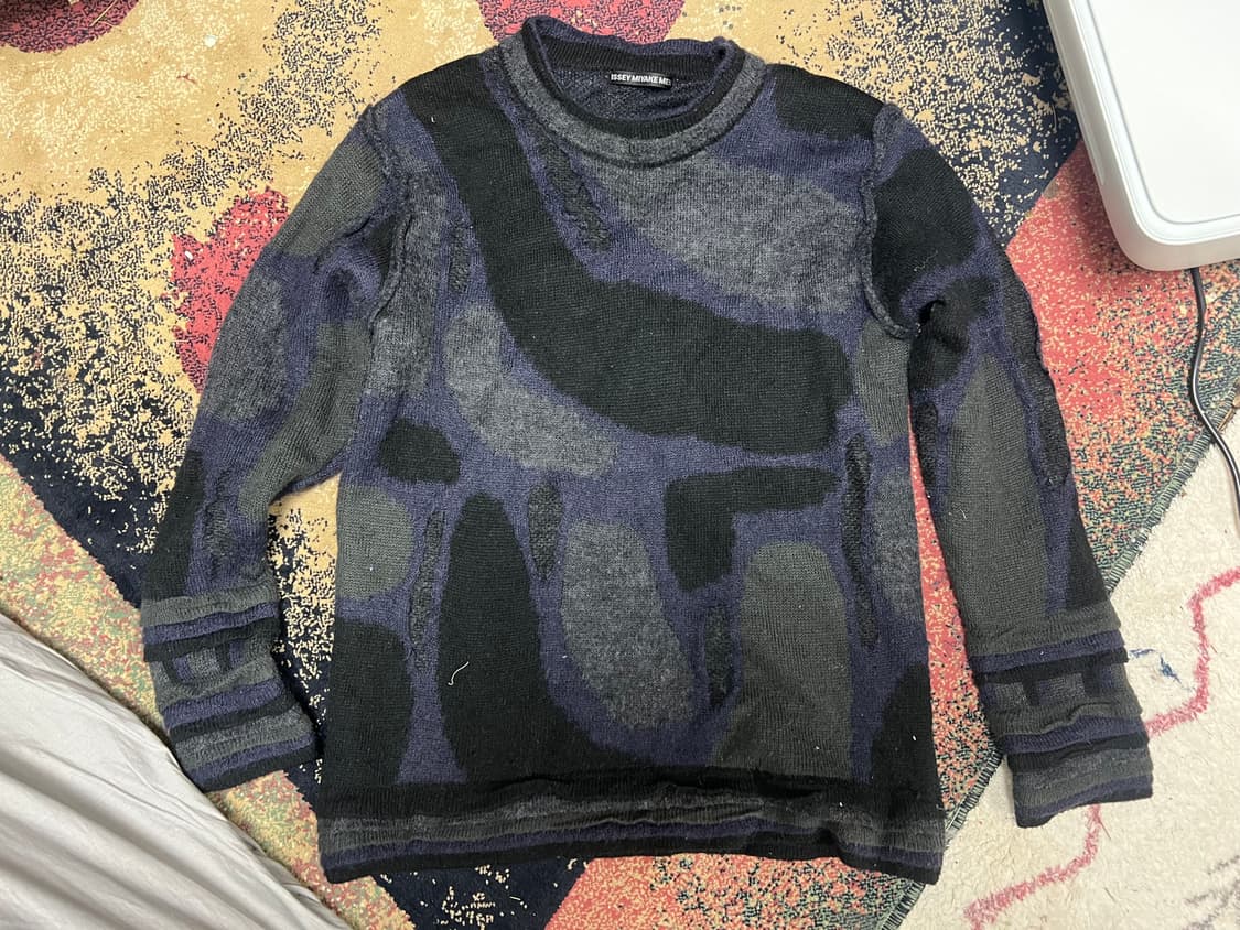 Issey miyake men 16fw 모헤어 니트 상품이미지1