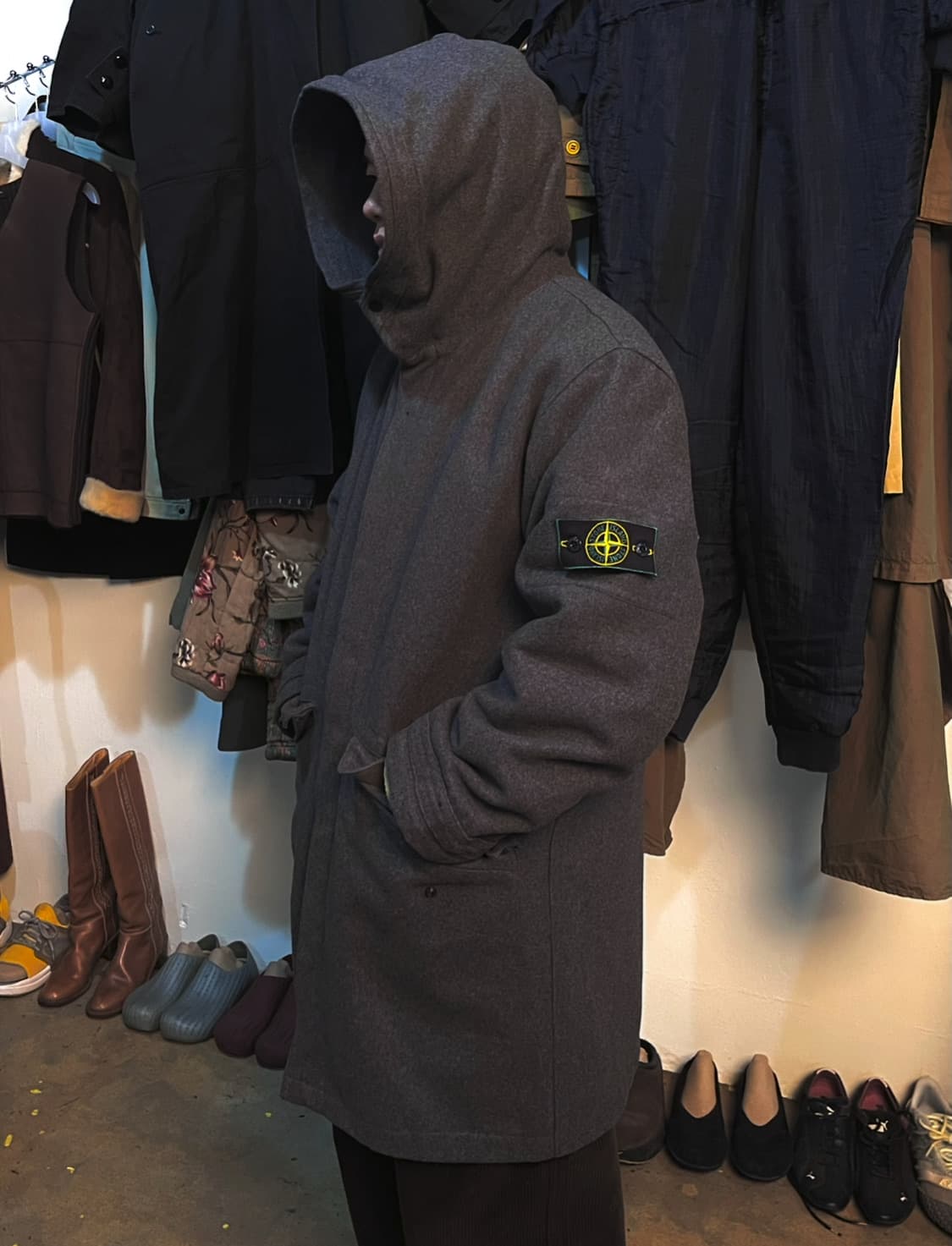 98AW 스톤아일랜드 아카이브 울 라이너 코트 상품이미지2