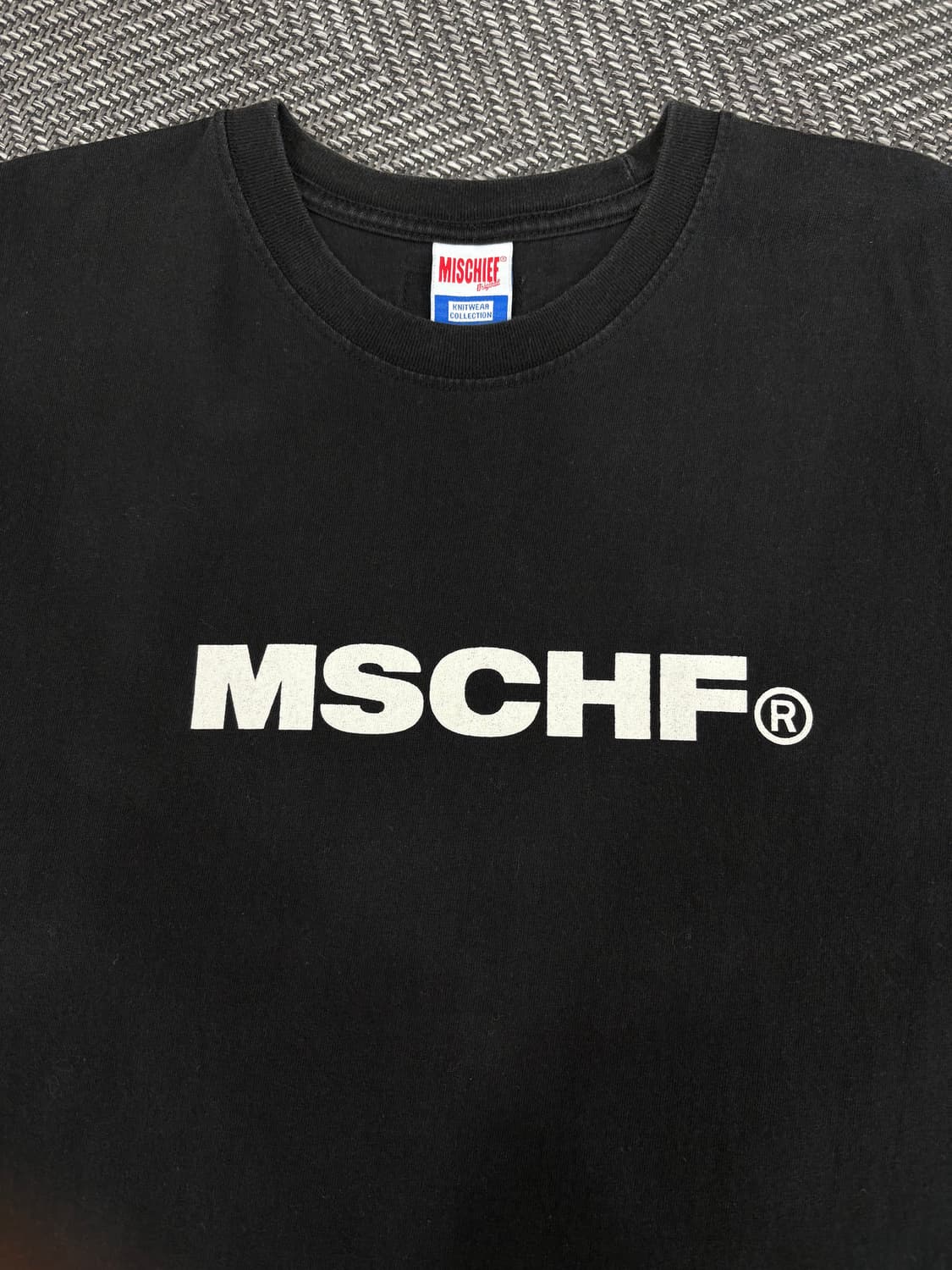 미스치프 반팔티 블랙 상품이미지2