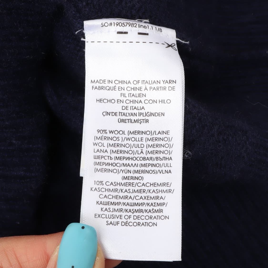 폴로 랄프로렌 네이비 울 캐시미어 니트 상품이미지8