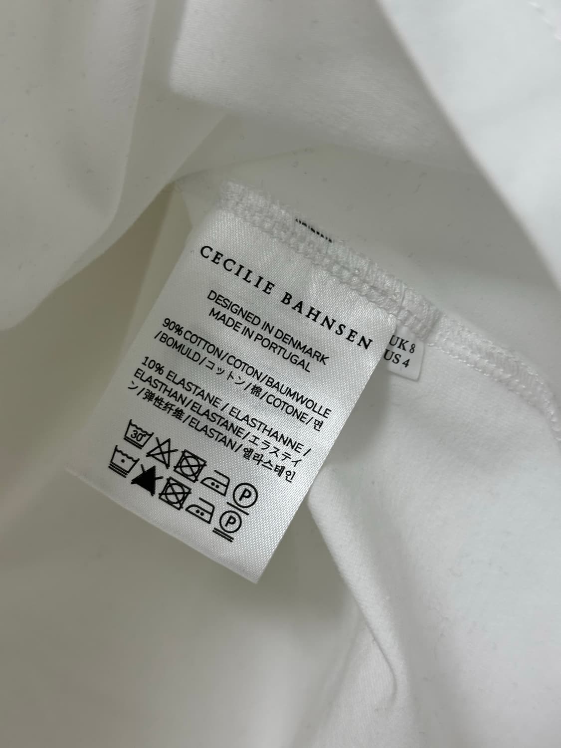 세실리에 반센 옥토버 탑 화이트 US4 cecilie bahnsen 상품이미지2