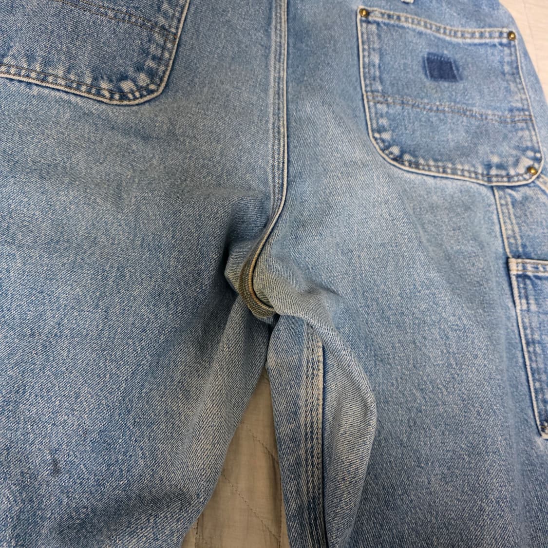 [38X34] 빈티지 칼하트 더블니 B73 DST 데님팬츠 B-5 상품이미지6