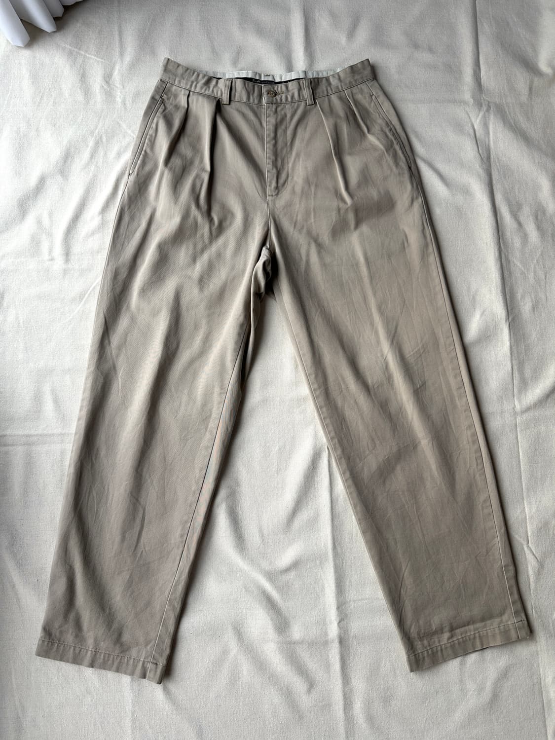 폴로 랄프로렌 90s 앤드류 투턱 치노 팬츠 베이지 32x30 상품이미지1