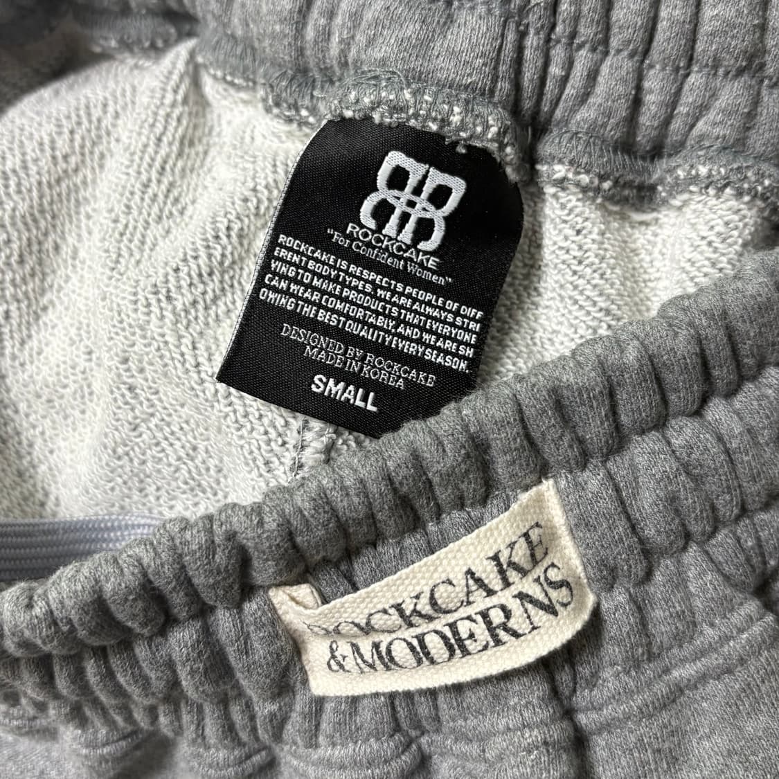 락케이크 레이스 조거팬츠 그레이 s 상품이미지2