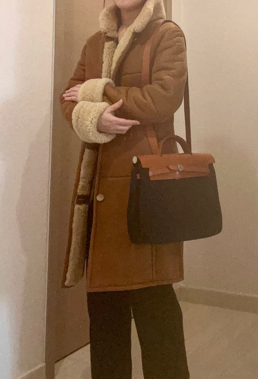 sawyer of Napa Original 시어링 리얼 무스탕 코트 상품이미지1