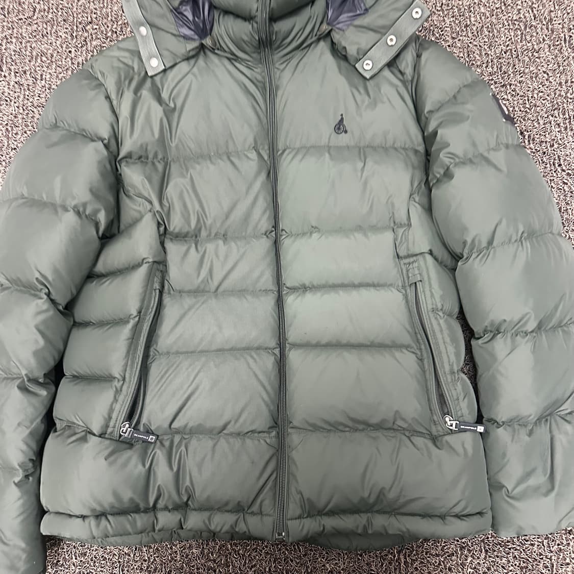 빈폴 덕다운 후드 패딩 점퍼 카키 105(XL) 상품이미지3