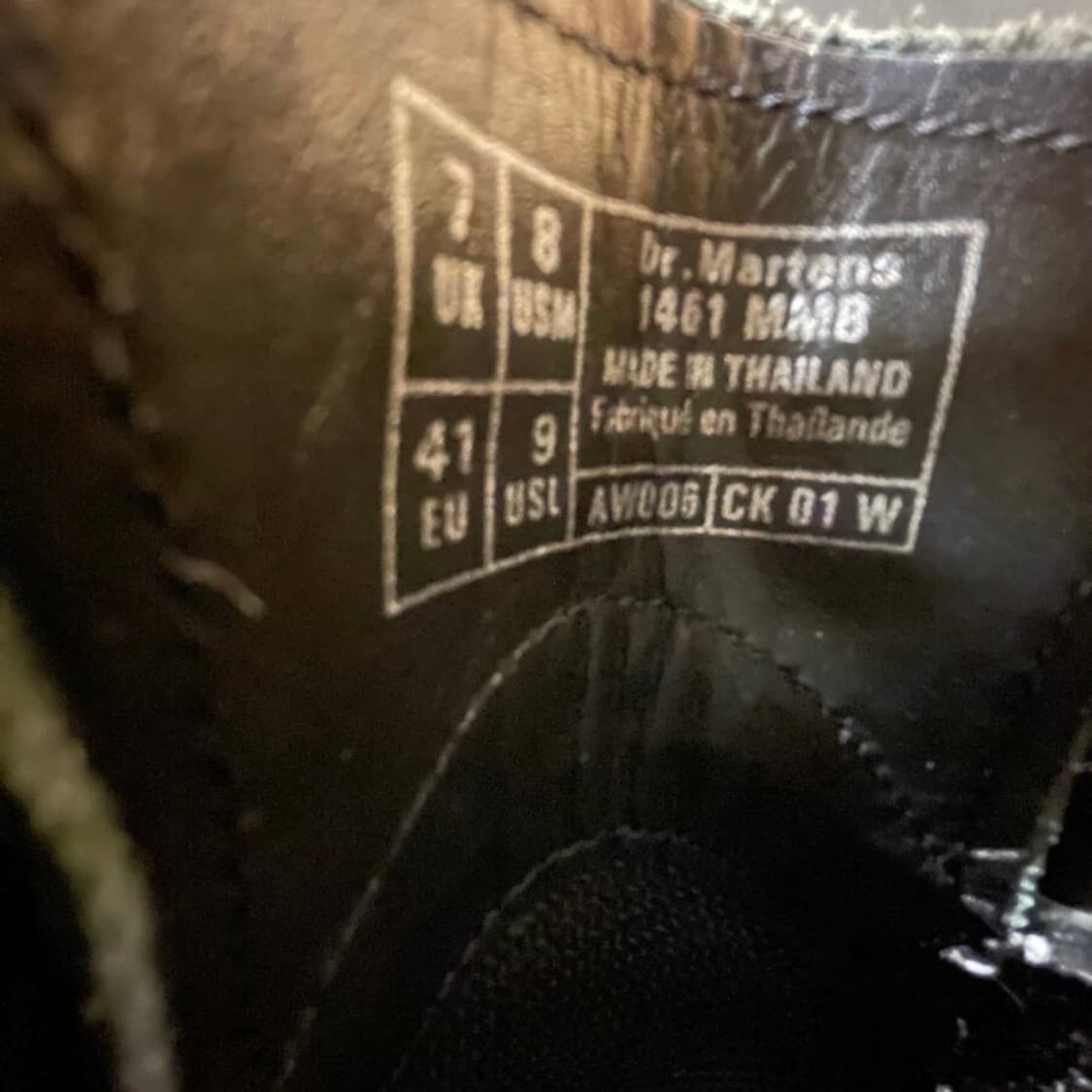 Dr.martens x Bape 1461 3홀 UK7 상품이미지7