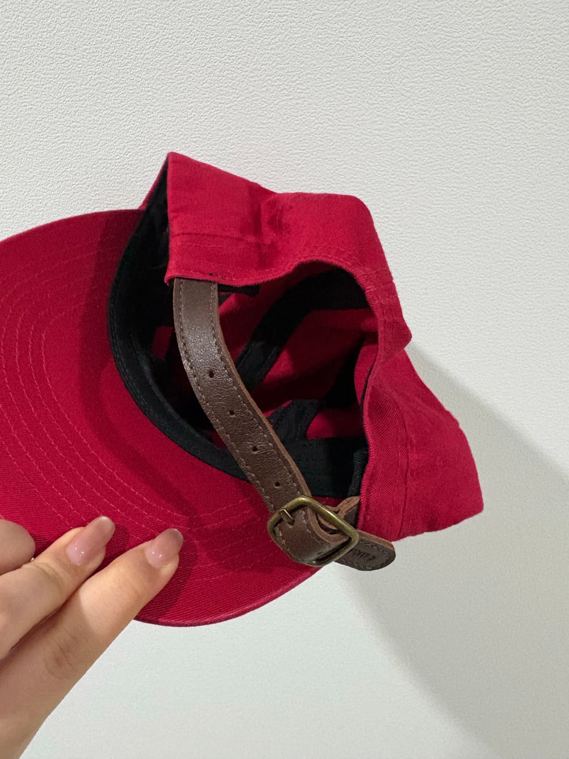 슈프림 모자 레드 - 25SS 상품이미지2