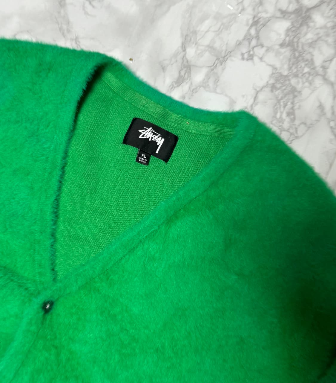 스투시 21ss 쉐기 가디건 켈리 상품이미지4