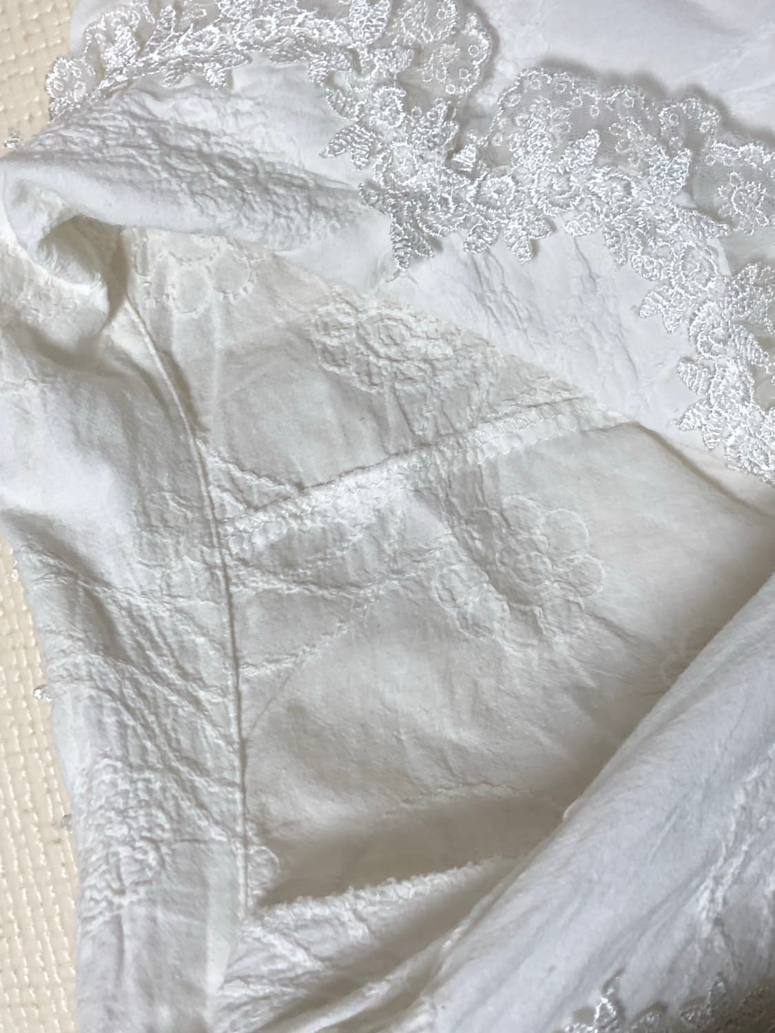 빈티지 화이트 레이스 크롭 자켓 상품이미지7