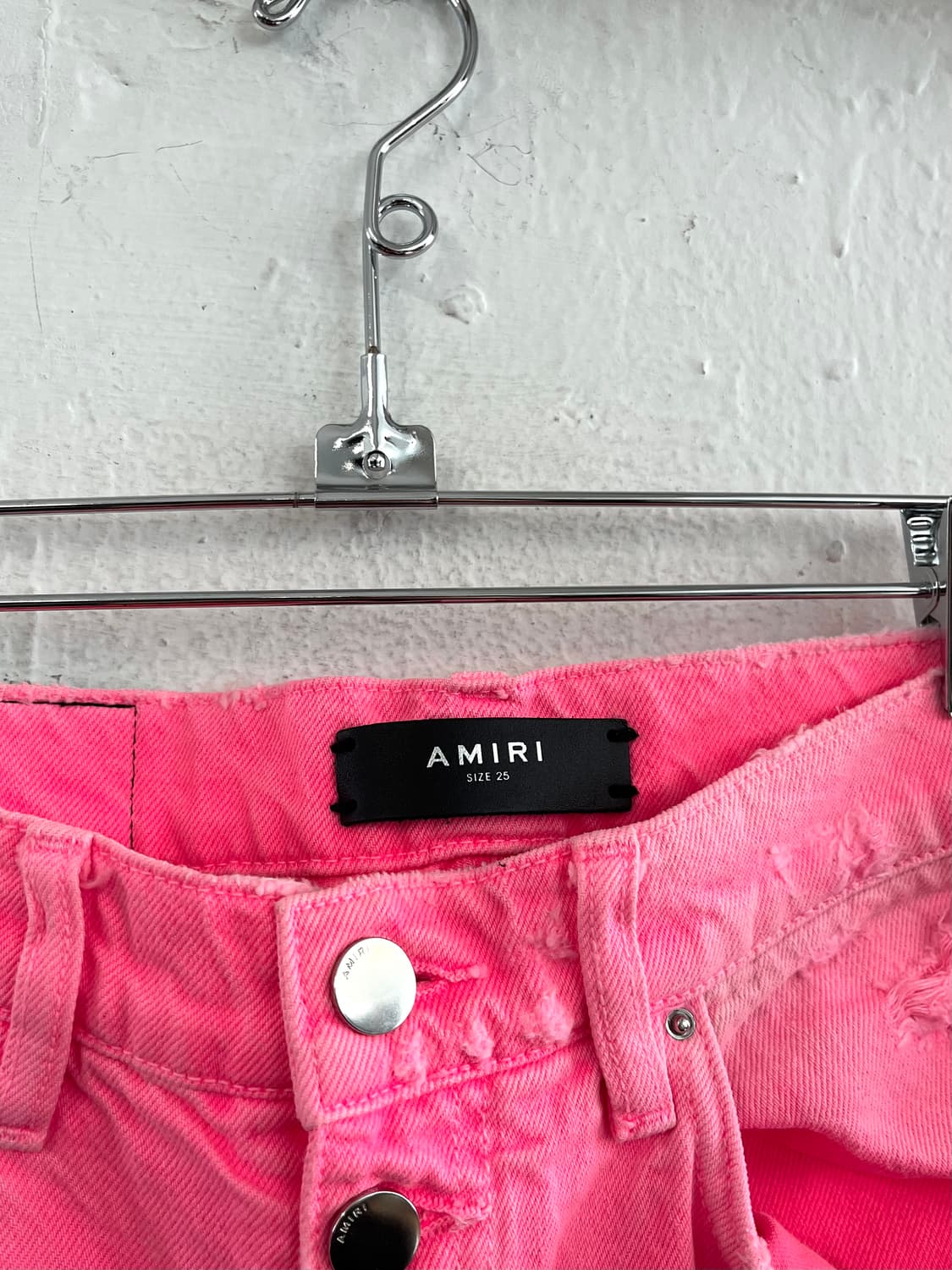 아미리 디스트레스드 핑크 진 상품이미지2