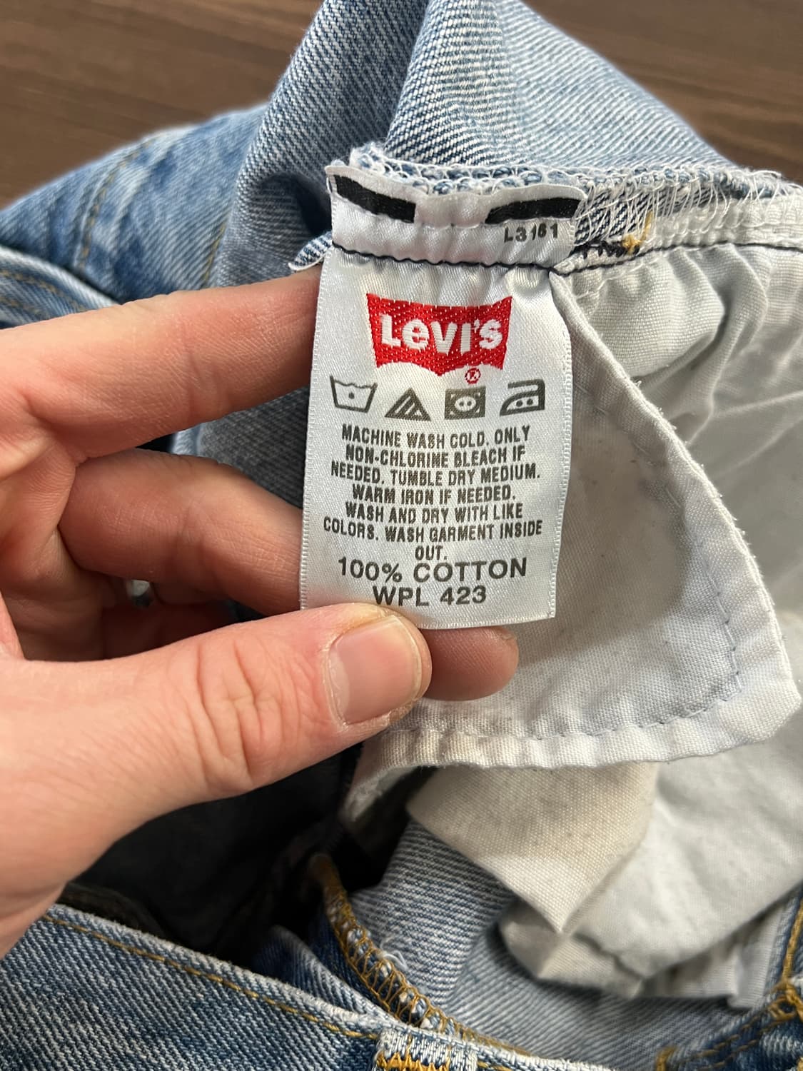 Levis 리바이스 501 버튼플라이 연청 데님 팬츠 상품이미지8
