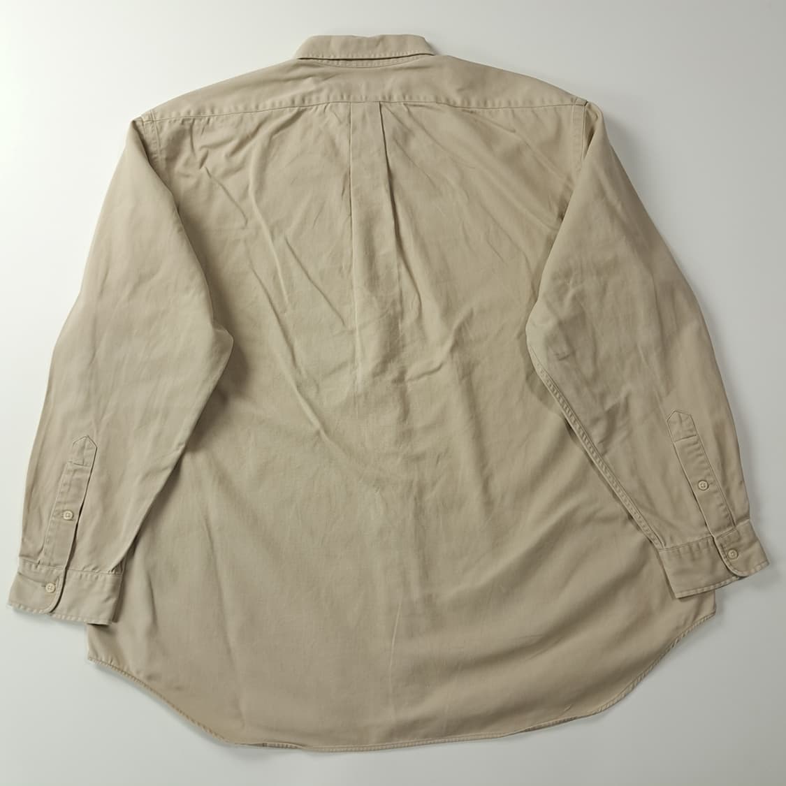 CJ167 2XL 폴로 블레어핏 90s 미국판 베이지 클래식 셔츠 남방 상품이미지7