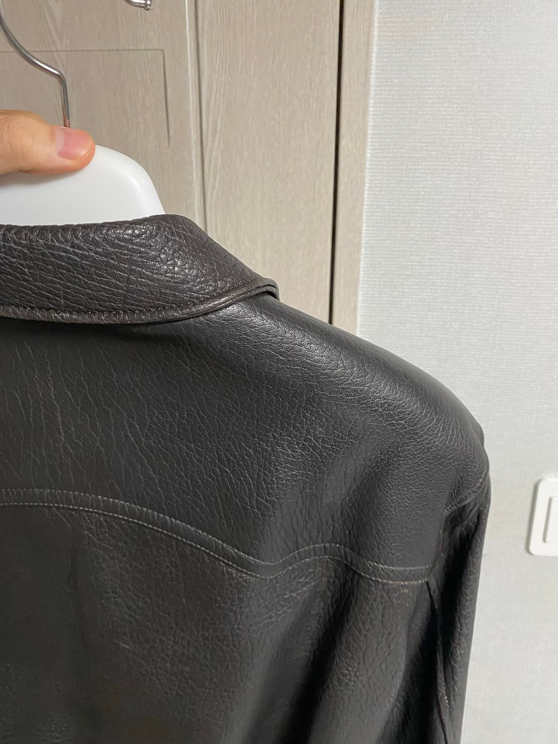 렉토 램레더 s , 밀리터리 레더 자켓 m 일괄 판매 상품이미지8