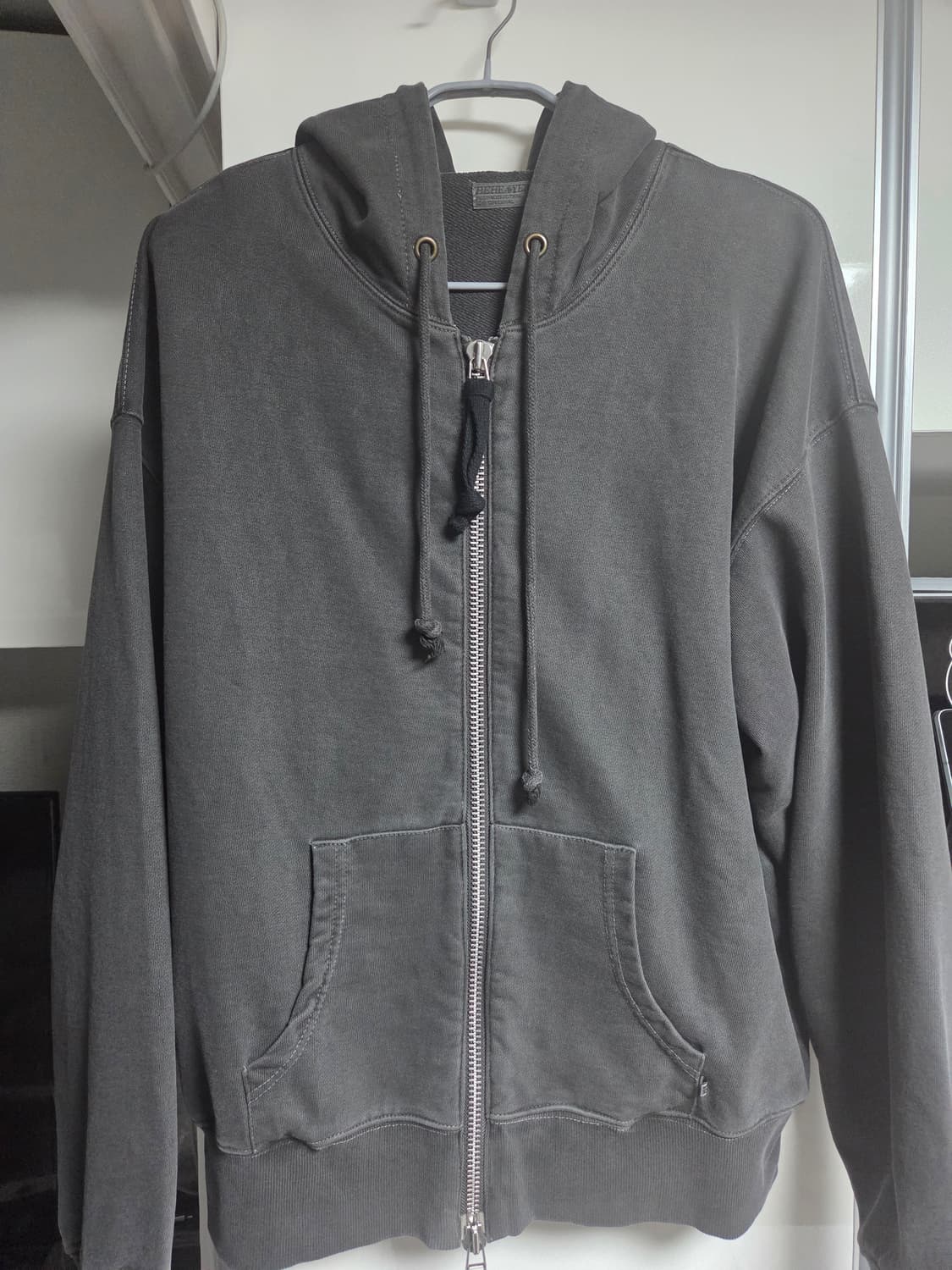 비헤비어 후드집업 GYM JACKET dust black 상품이미지3