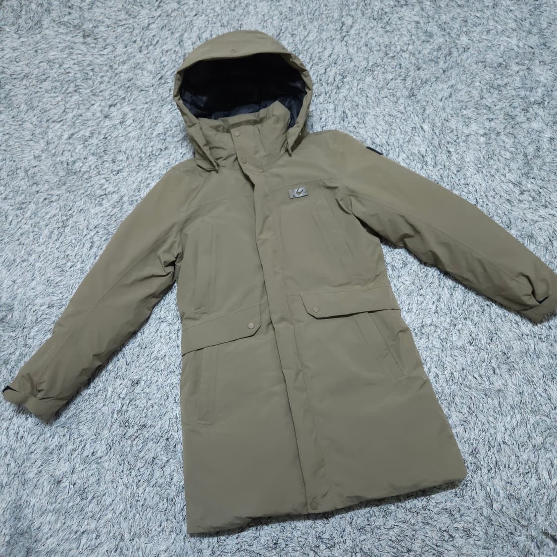 K2)95 여자 고어텍스 구스다운 거위털미들패딩 / 왕눈이샵 상품이미지2