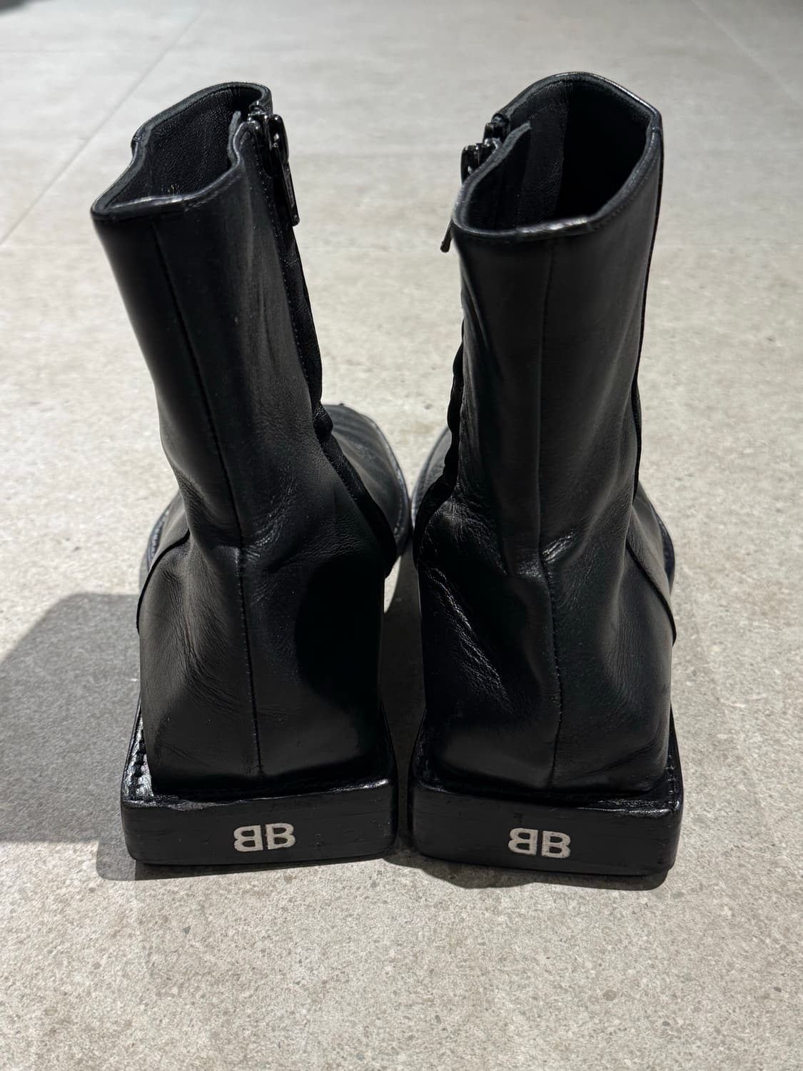 발렌시아가 BB림 스퀘어힐 부츠 37.5 상품이미지5