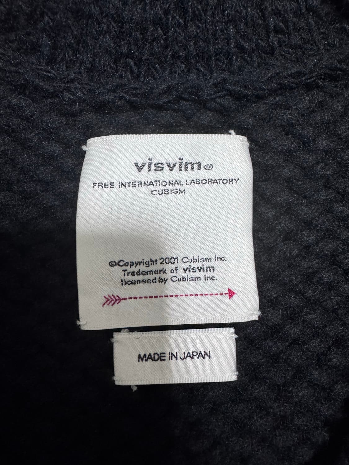 [3] 비즈빔 앰플러스 브이넥 핸드니트 블랙 상품이미지2