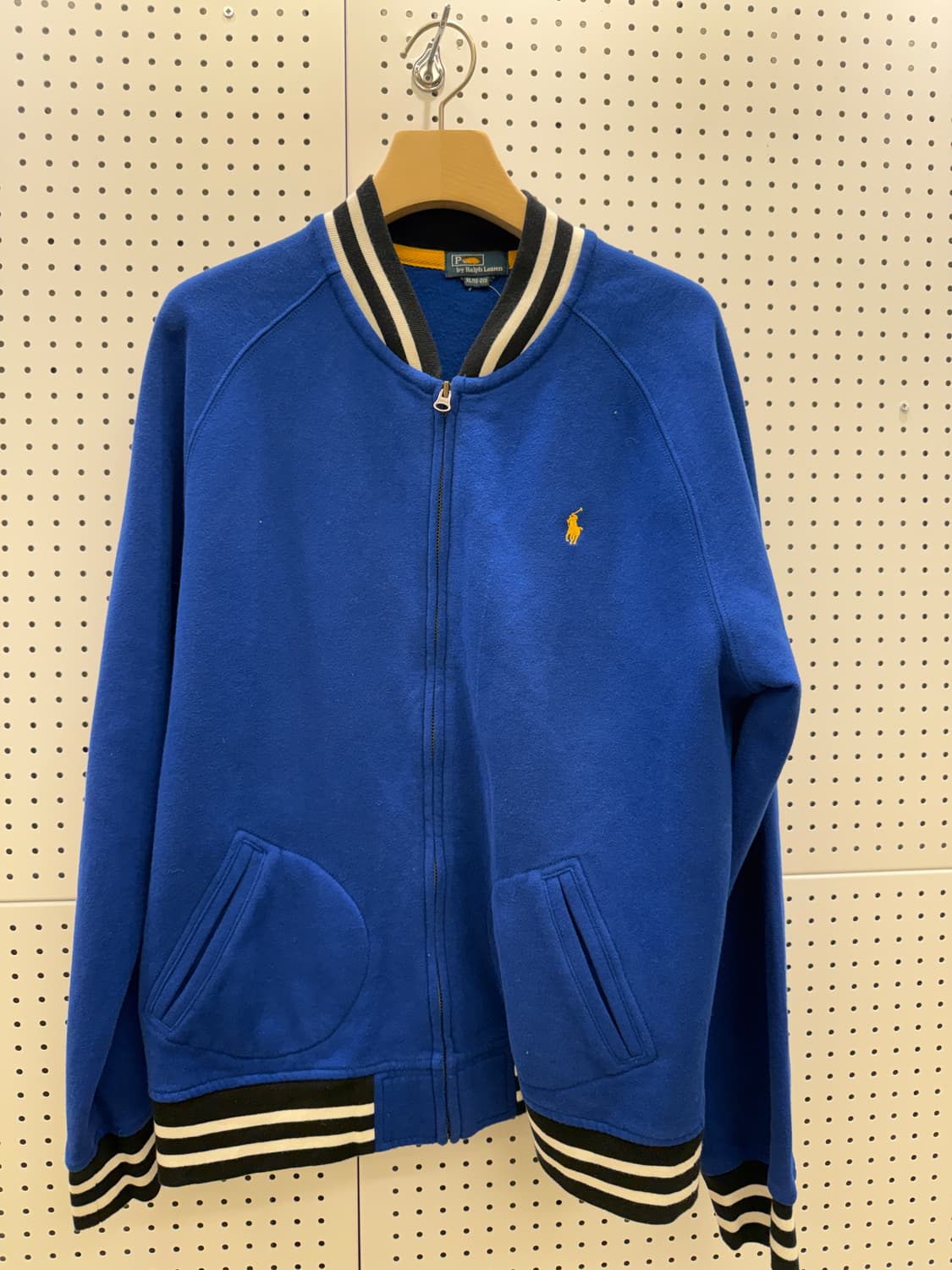 폴로 랄프로렌 포니 로고 집업 바시티 자켓 U1074 상품이미지2