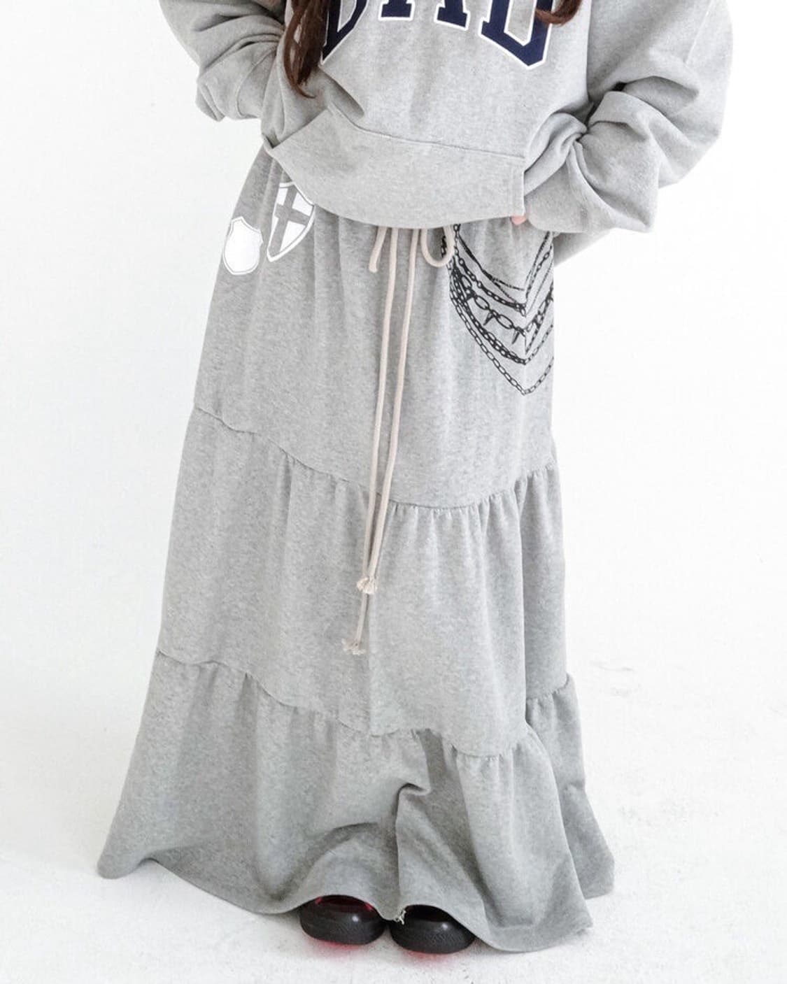 샵페어리 맥시 져지 스커트 상품이미지1