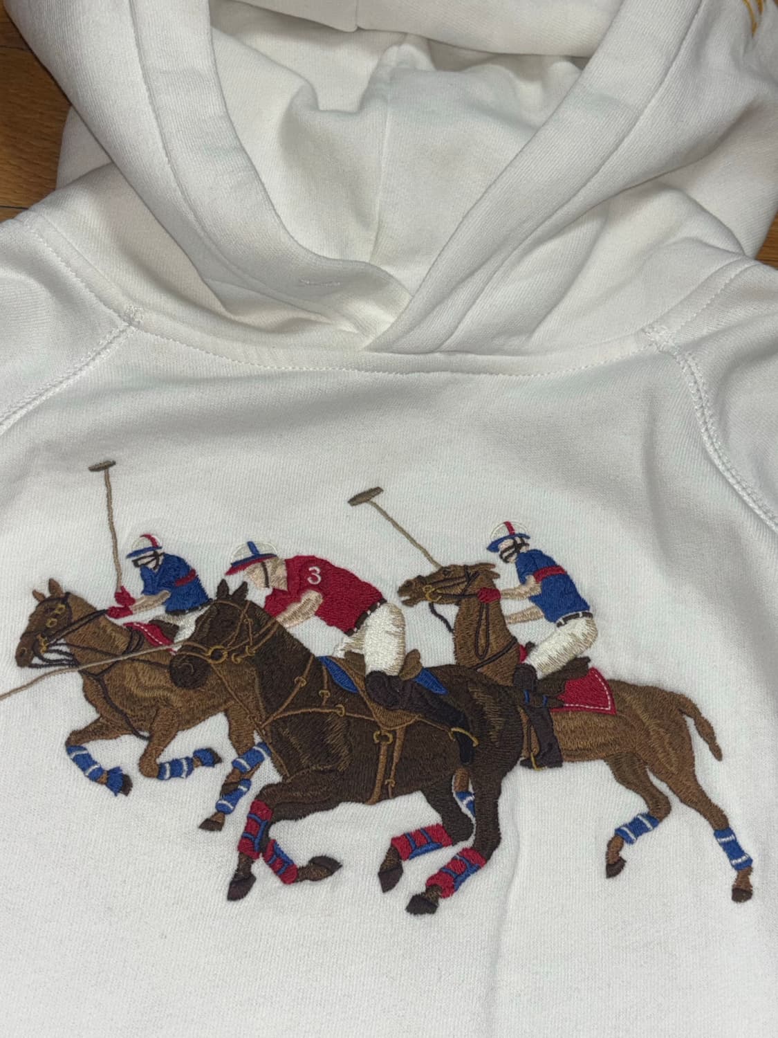 폴로 랄프로렌 화이트 트리플 후드 상품이미지6