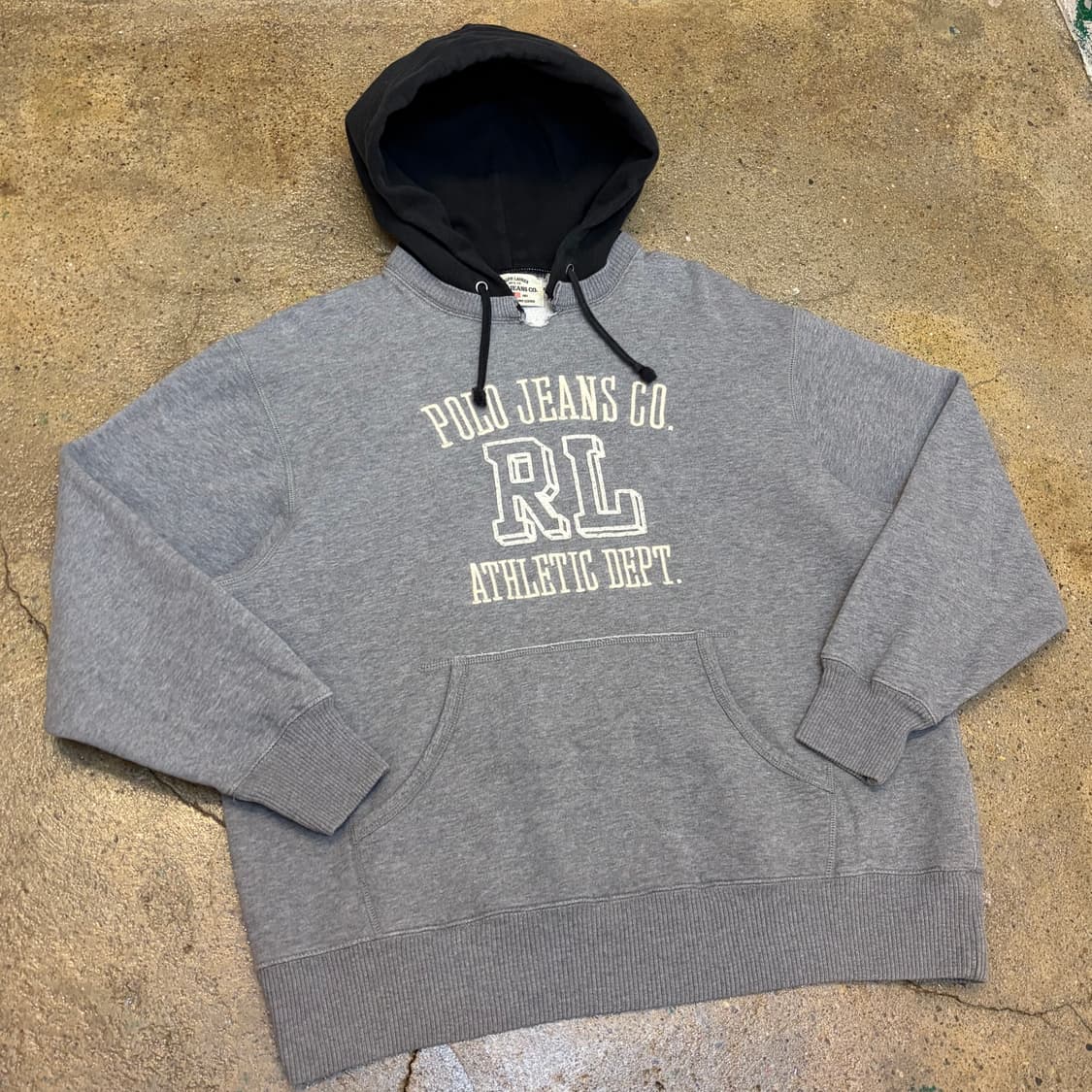 90s 미국 빈티지 폴로랄프로렌 폴로진 빅로고 후드티 상품이미지2