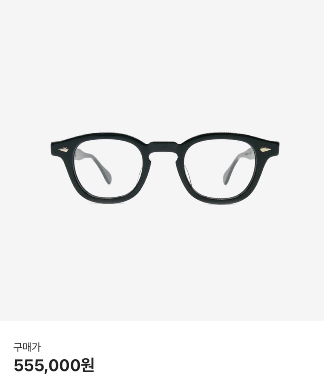 Jto 아넬  44-22 줄리어스타르트옵티컬 블랙 상품이미지1