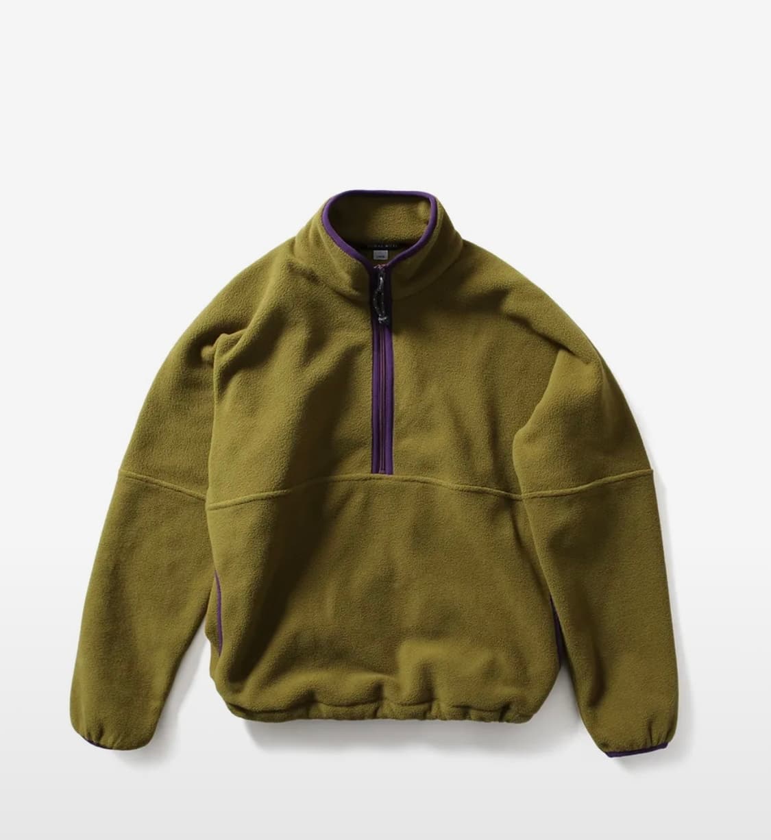 토마스모어 플리스 하프집업 그린 상품이미지1