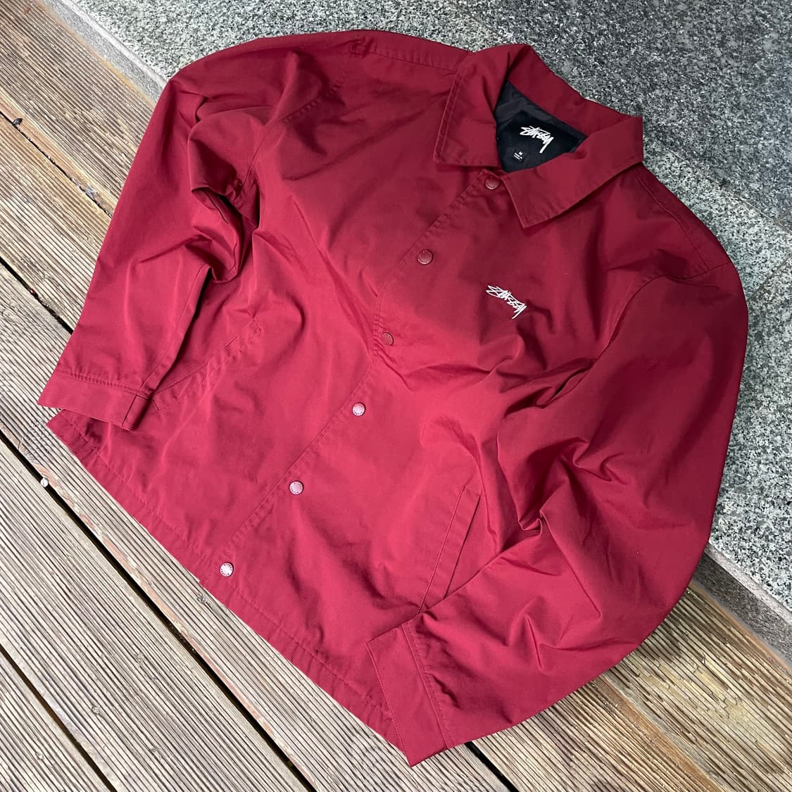 스투시 코치자켓 번트 레드 상품이미지1