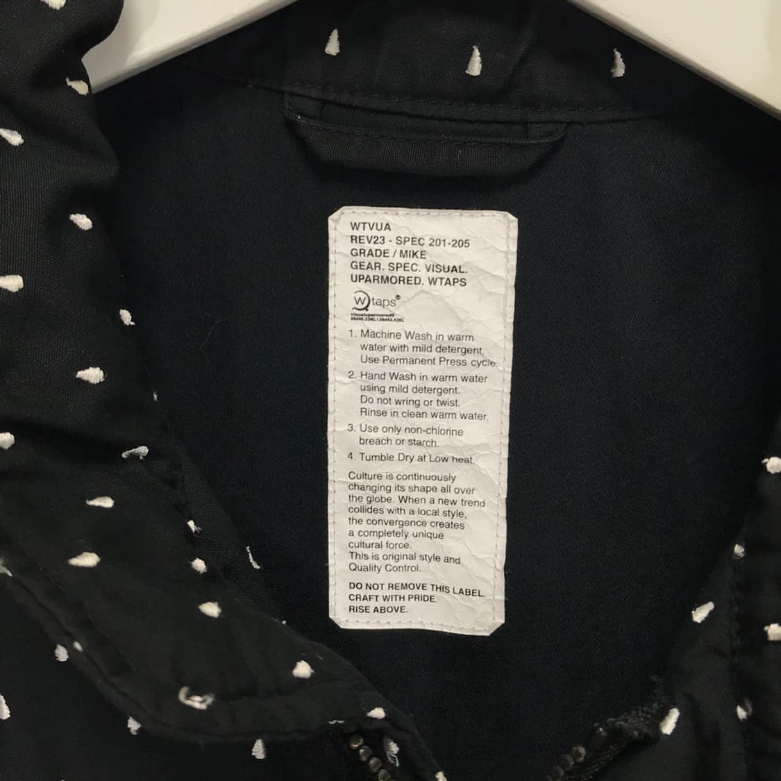 WTAPS RAINDROP M-65 JACKET BLACK 상품이미지2