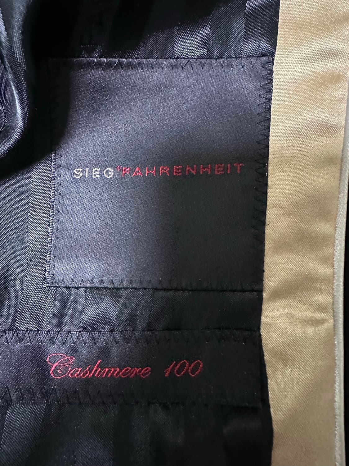 SIEG FAHRENHEIT 남성 블랙 코트 상품이미지4