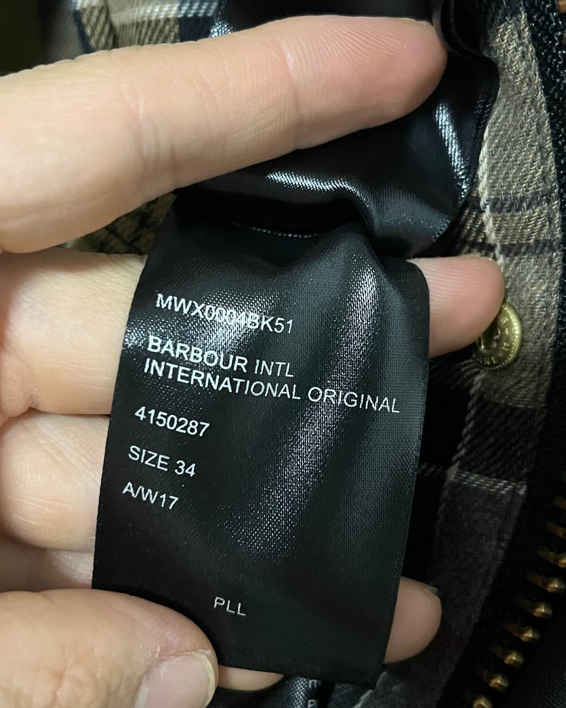 바버 인터네셔널 벨티드 왁스 자켓 상품이미지9