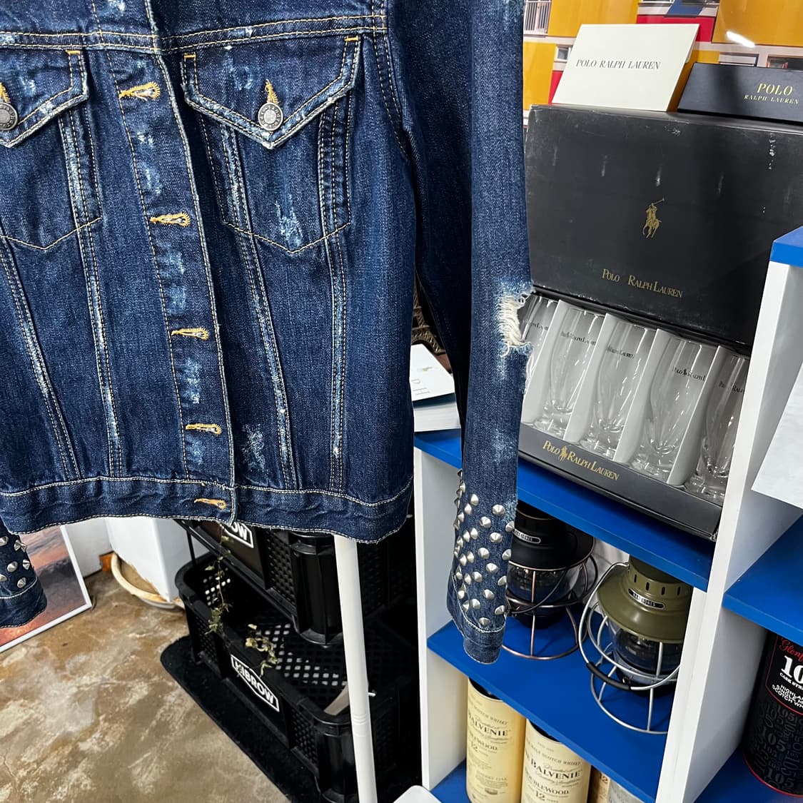 산드로 스터드 데님자켓 1 상품이미지3