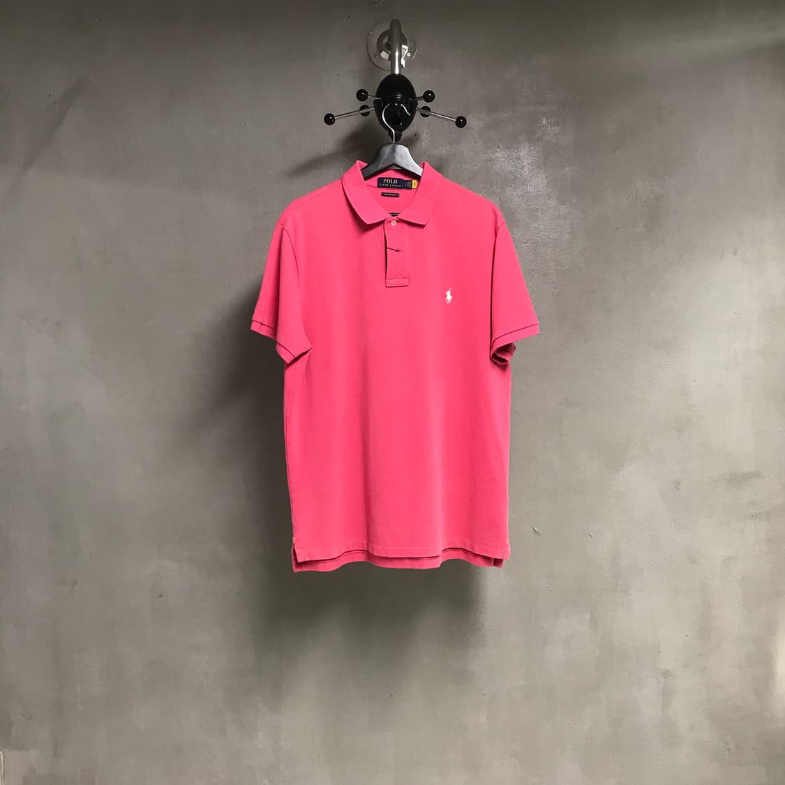 폴로 랄프로렌 QR PK 반팔 카라티 핑크 L(W) 상품이미지1