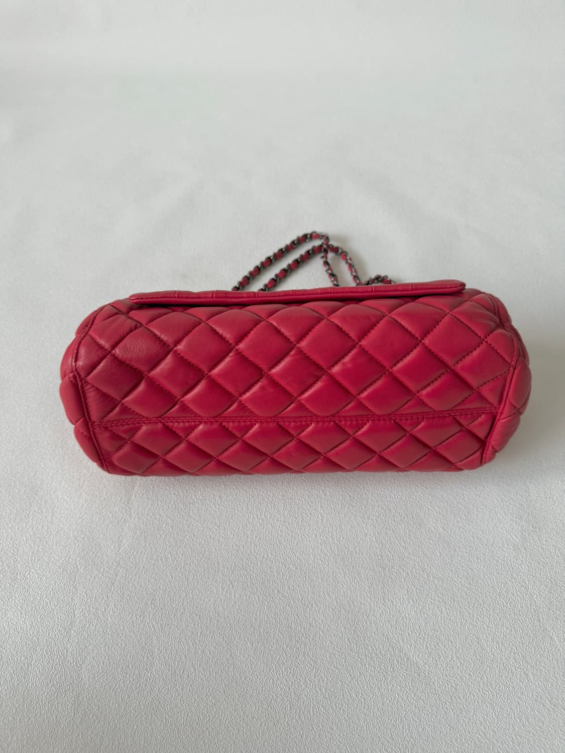 Pre owned 램스킨 레더 숄더백 상품이미지4